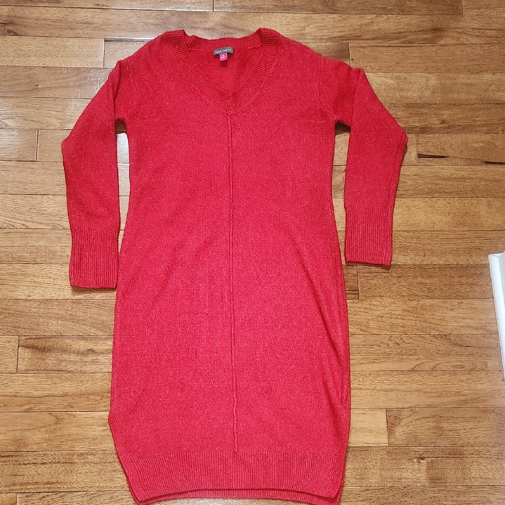 Vince Camuto Vibrant Red Knit Top